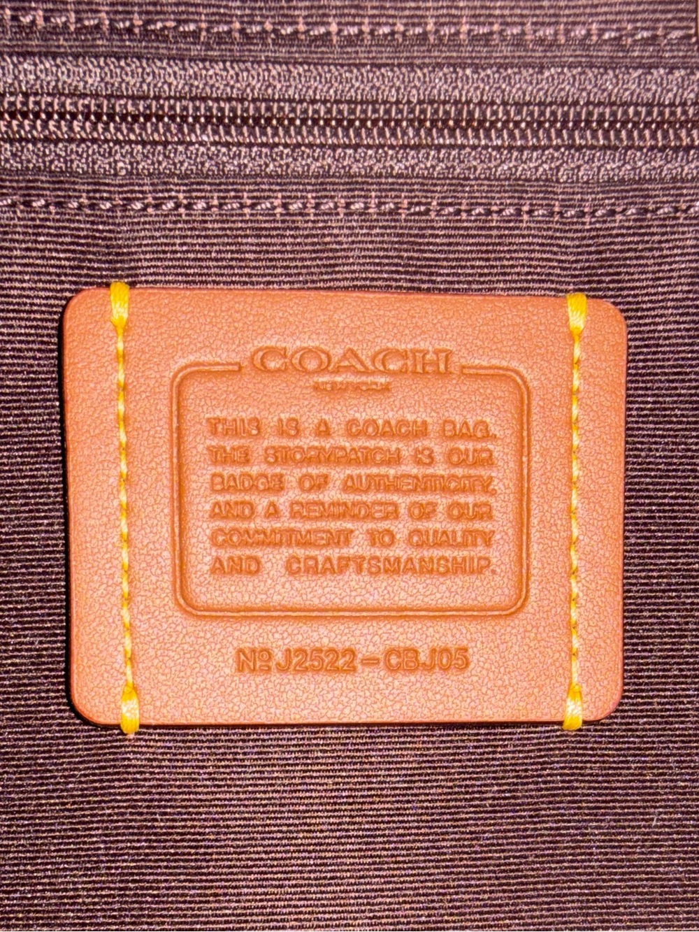 Coach Asher in Dark Cardinal Glazed Leather and Silver Hardware - Picture 6 of 6